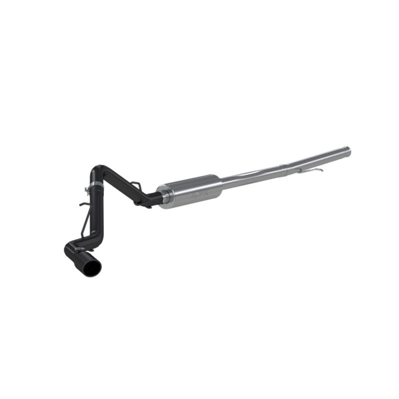 MBRP 2019 Chevrolet/GMC 1500 Silverado/Sierra 4.3L &amp; 5.3L 3 in Cat Back, Single Side (Black Coated)