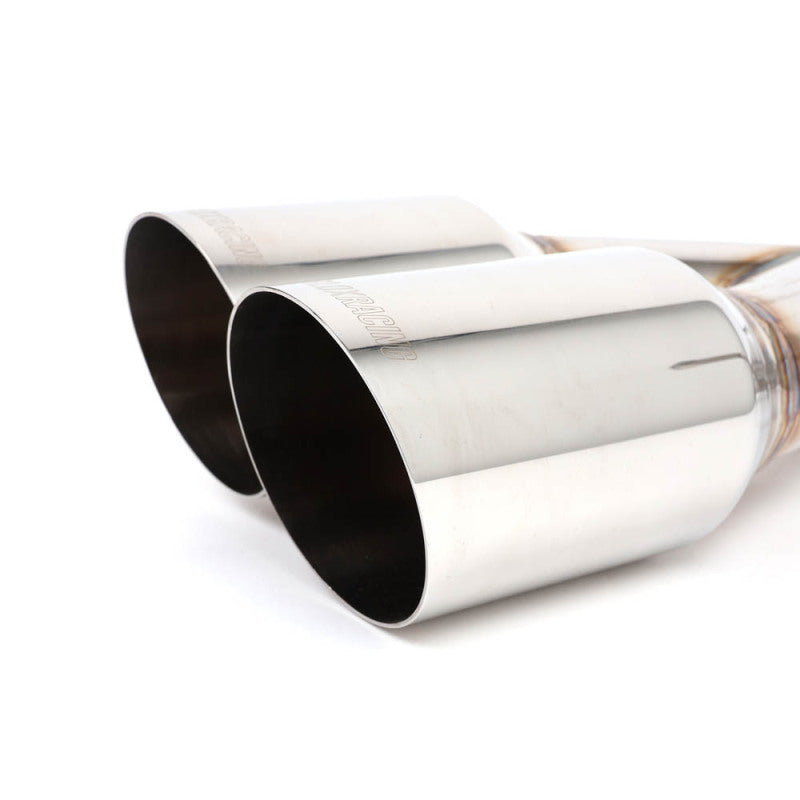 BLOX Racing 2022+ WRX Muffler Delete / Axle Back Single Wall 4in - Polished Tips