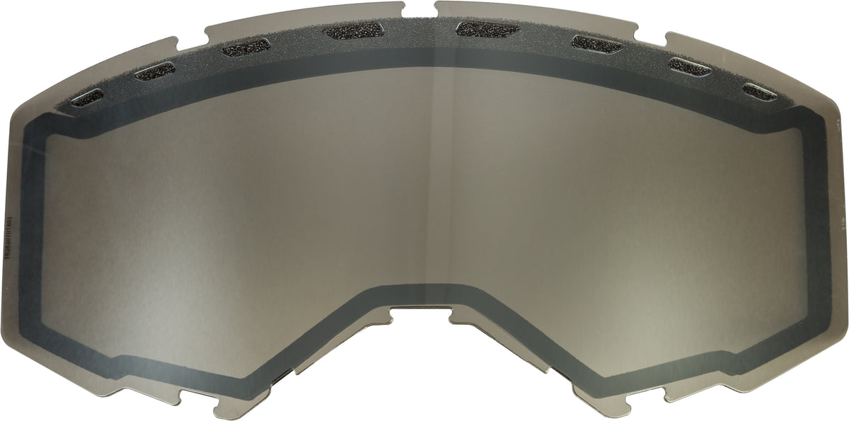 Youth Dual Lens With Vents Silver Mirror/Smoke