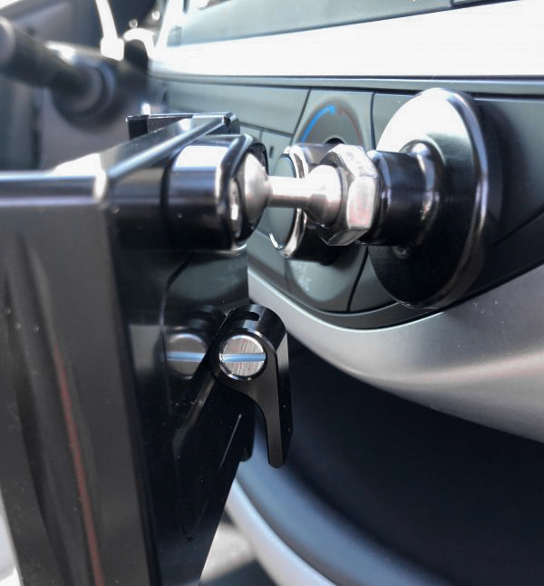 Adjustable Phone Adhesive Surface Mount  Black