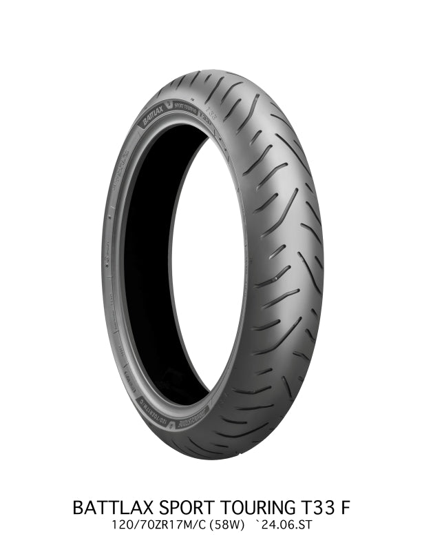 Bridgestone  Battlax Sport Touring T33F Tire - 110/80R19 M/C 59V TL Front