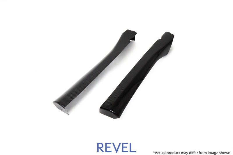 Revel GT Dry Carbon Door Trim (Front Left &amp; Right) Tesla Model S - 2 Pieces