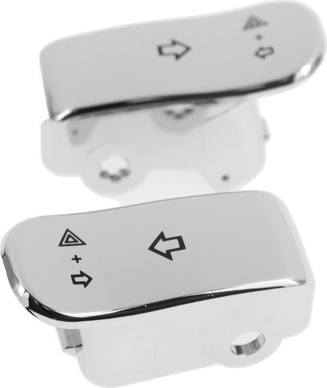 Bikers Choice 96-13 Big Twin &amp; XL Chrome Turn Signal Extensions Pr