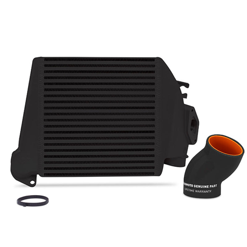 Mishimoto 08-14 Subaru WRX Top-Mount Intercooler Kit - Powder Coated Black &amp; Black Hoses