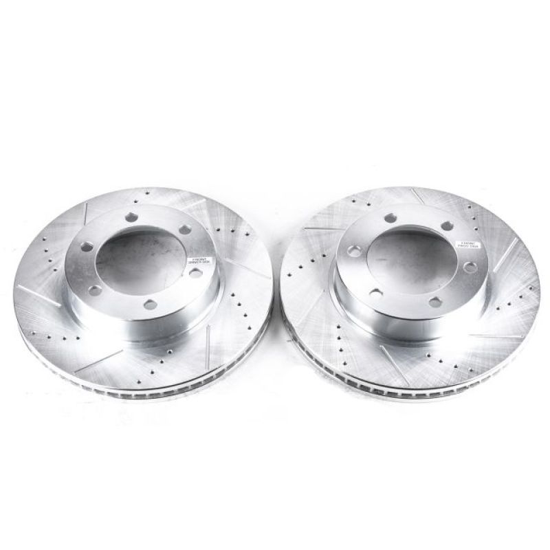 Power Stop 01-07 Toyota Sequoia Front Evolution Drilled &amp; Slotted Rotors - Pair