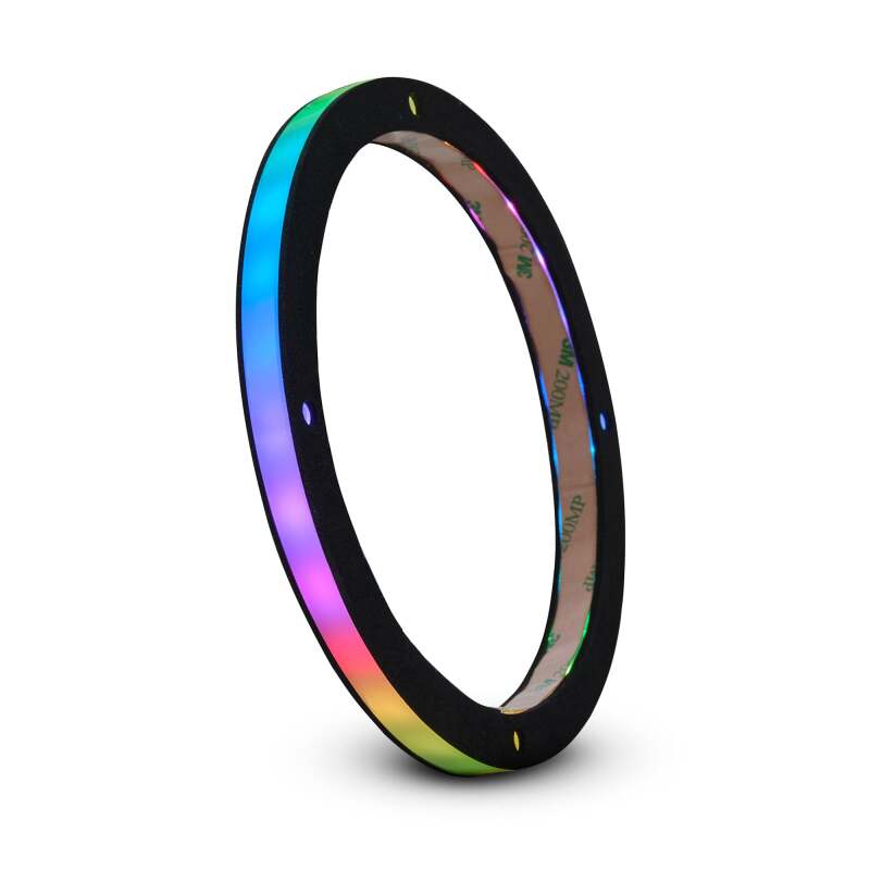 DS18 6.5in Digital LED Speaker Ring w/ Digital LED lights 1/2in Spacer Depth