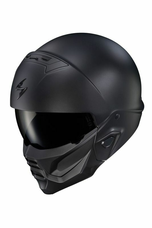 Covert 2 Open Face Helmet Matte Black 2x
