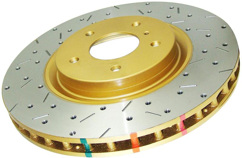 DBA 99-01 Jeep Cherokee/Wagoneer / 99-06 Wrangler Front Drilled & Slotted 4000 Series Rotor