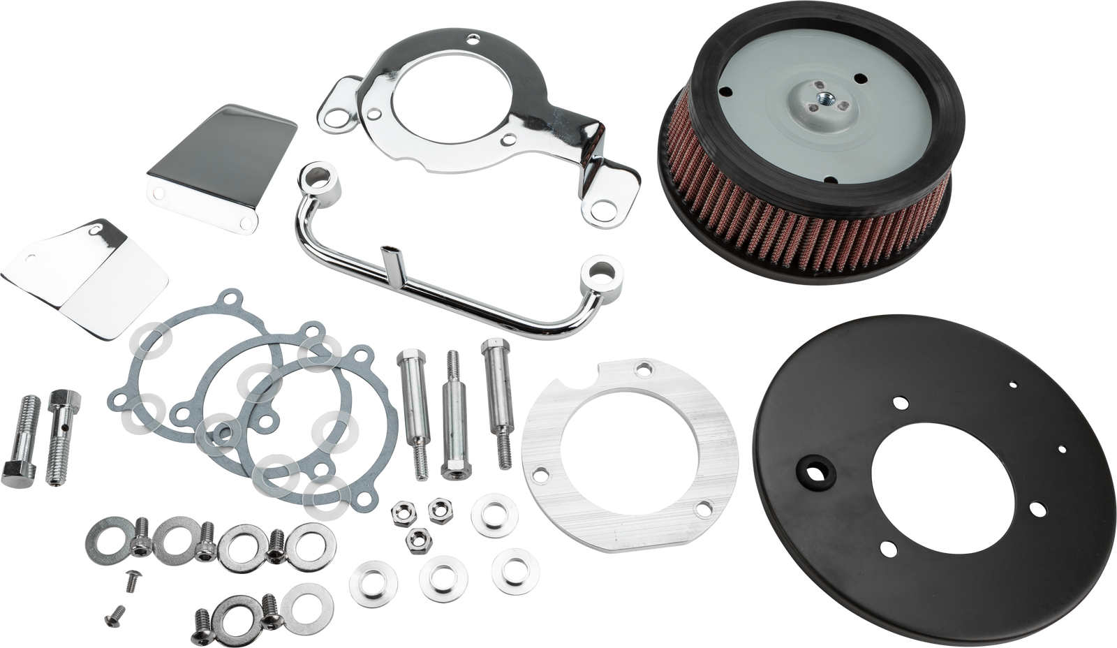 M8 Round Hi Perform Chrome A/C And Breather Kit