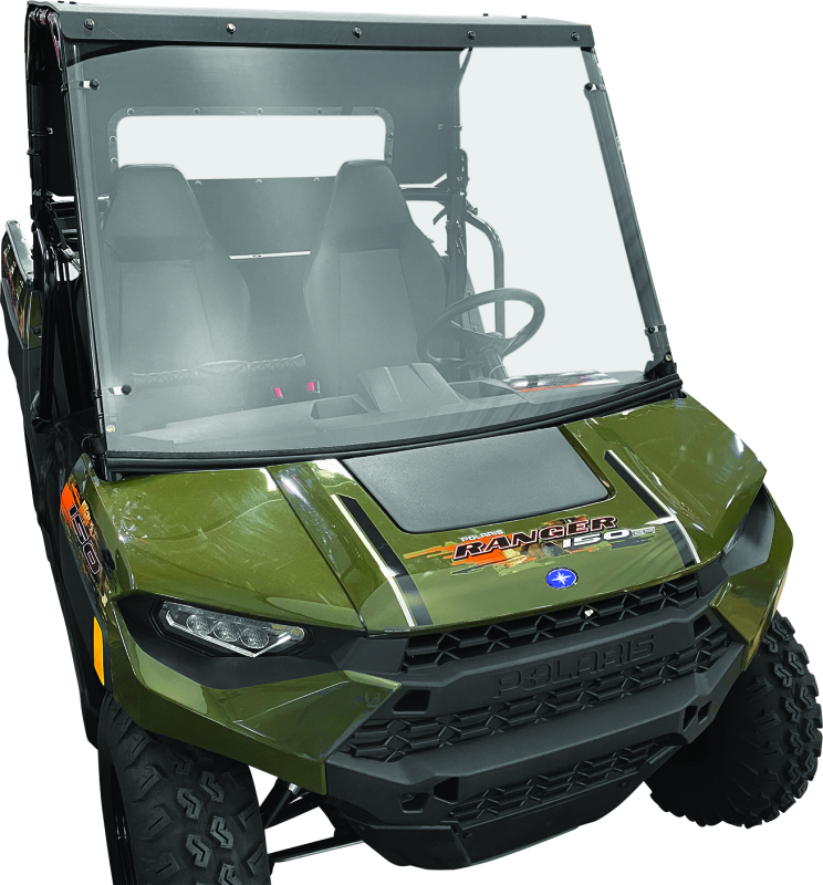 QuadBoss 18-22 Polaris Ranger 150 EFI Roof Windshield &amp; Rear Panel Kit