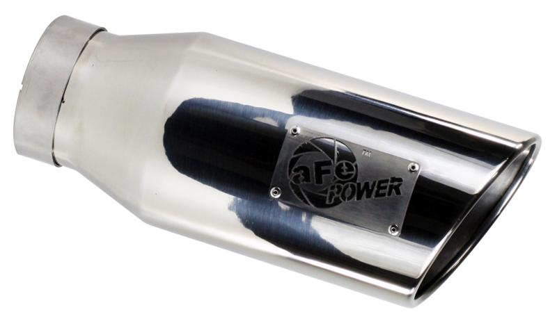 aFe Mach Force XP Exhaust Tips 2-1/2 IN Inlet x 3-1/4 IN Outlet x 6 IN L