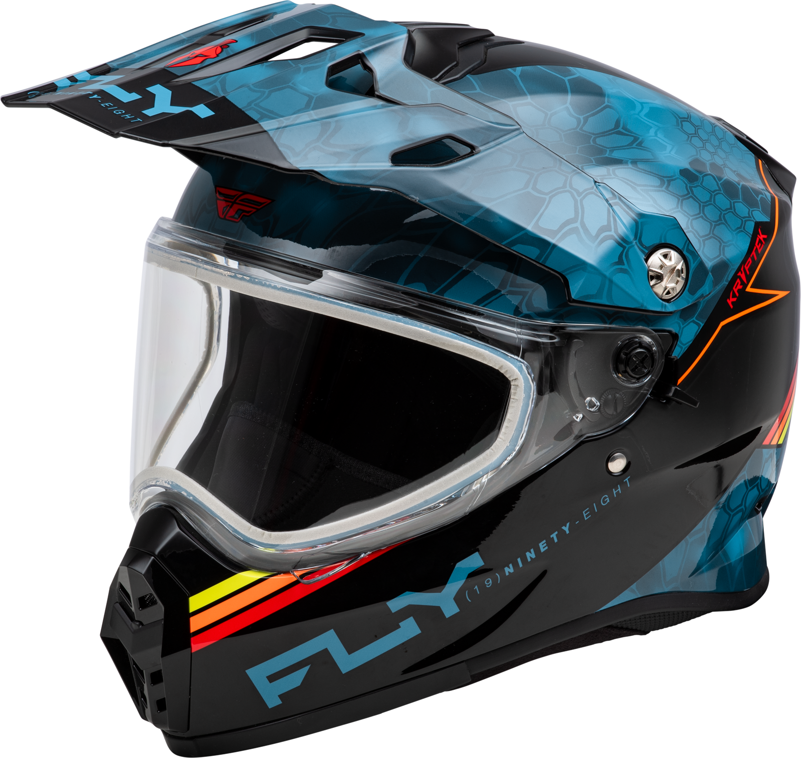 Trekker Cw Conceal Helmet Dual Shld Slate/Black/Red Sm