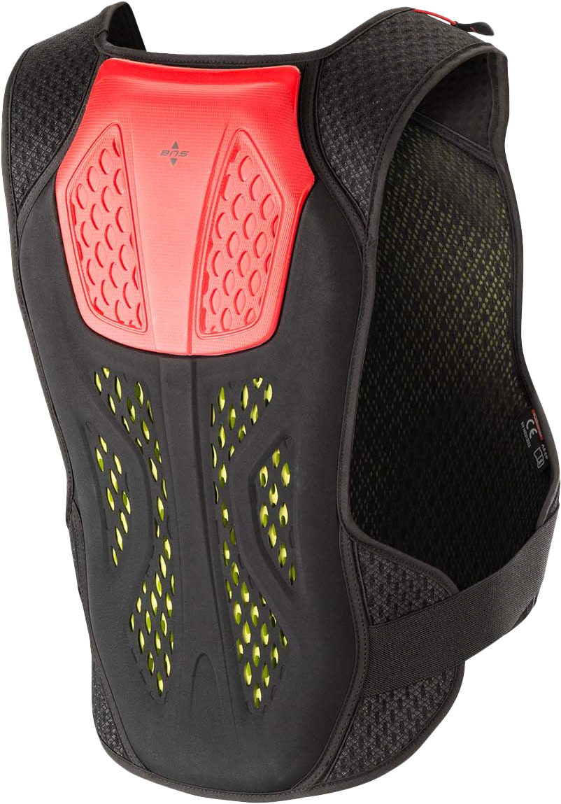 Sequence Chest Protector Black/Red Md/Lg