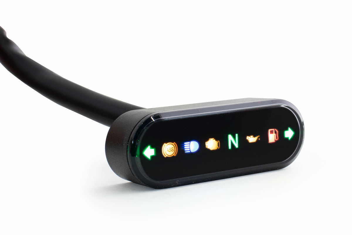 Indicator Light Display Meter Black