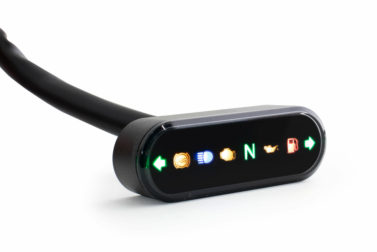 Indicator Light Display Meter Black