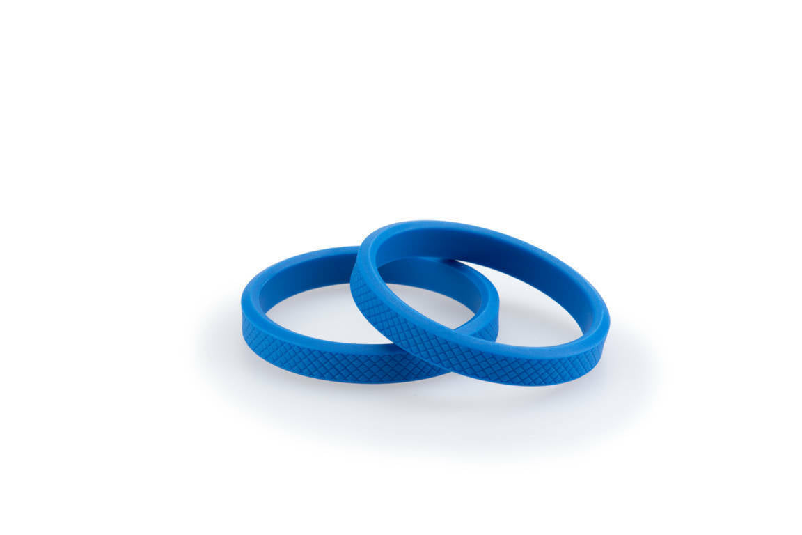 Frame Slider Rings Vintage Blue
