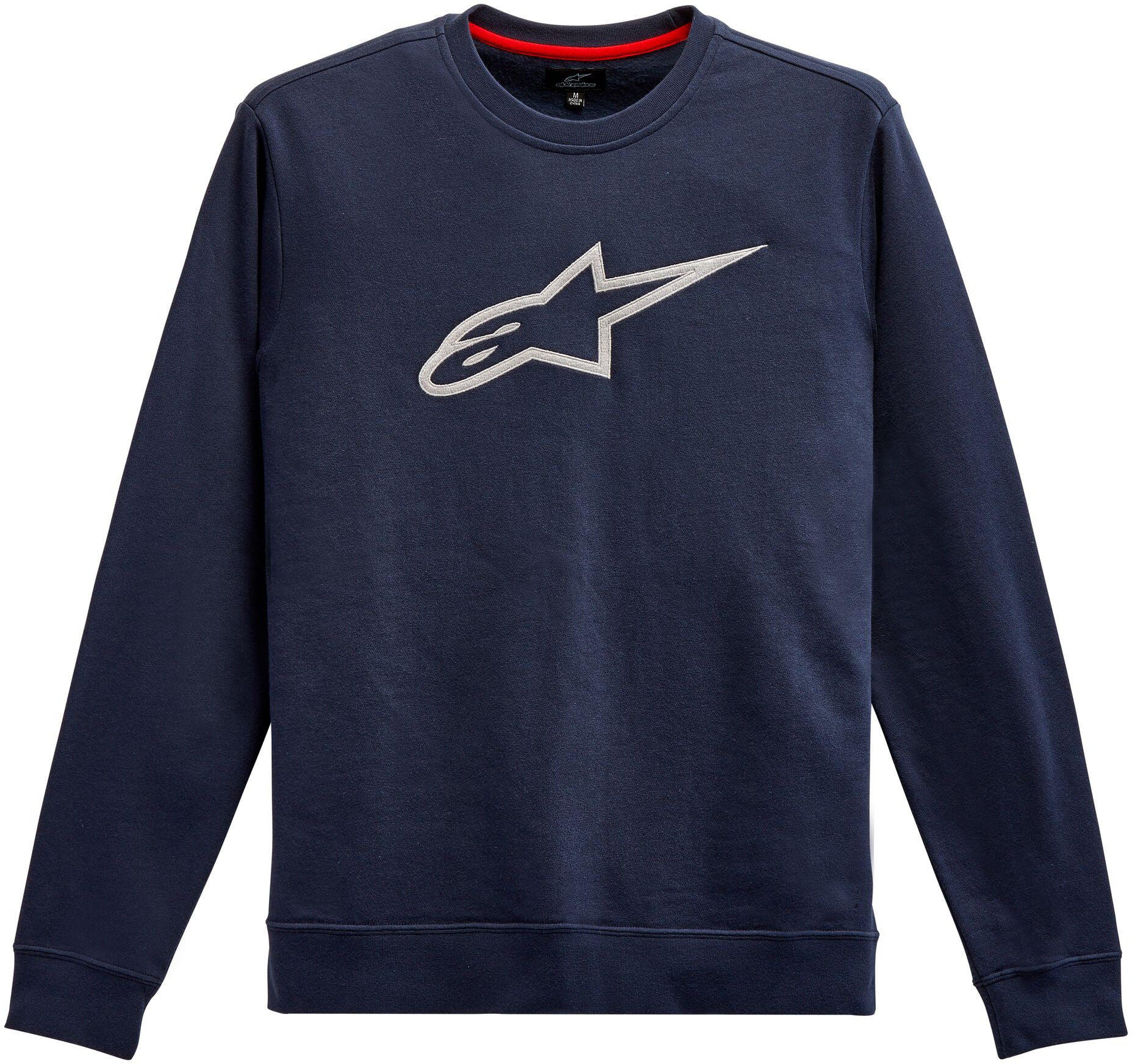 Ageless Crew Fleece Navy/Grey Sm
