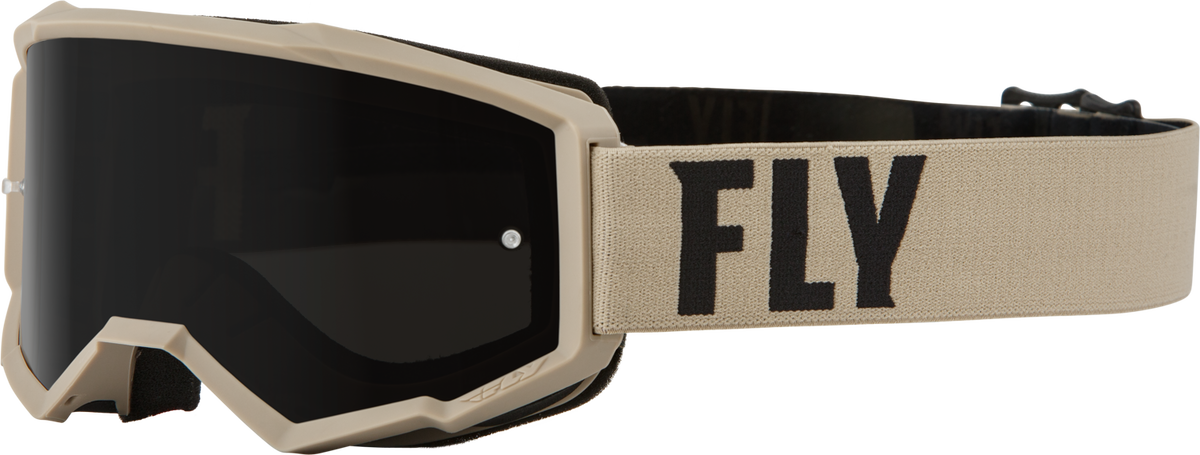 Focus Sand Goggle Khaki/Brown W/ Dark Smoke Lens