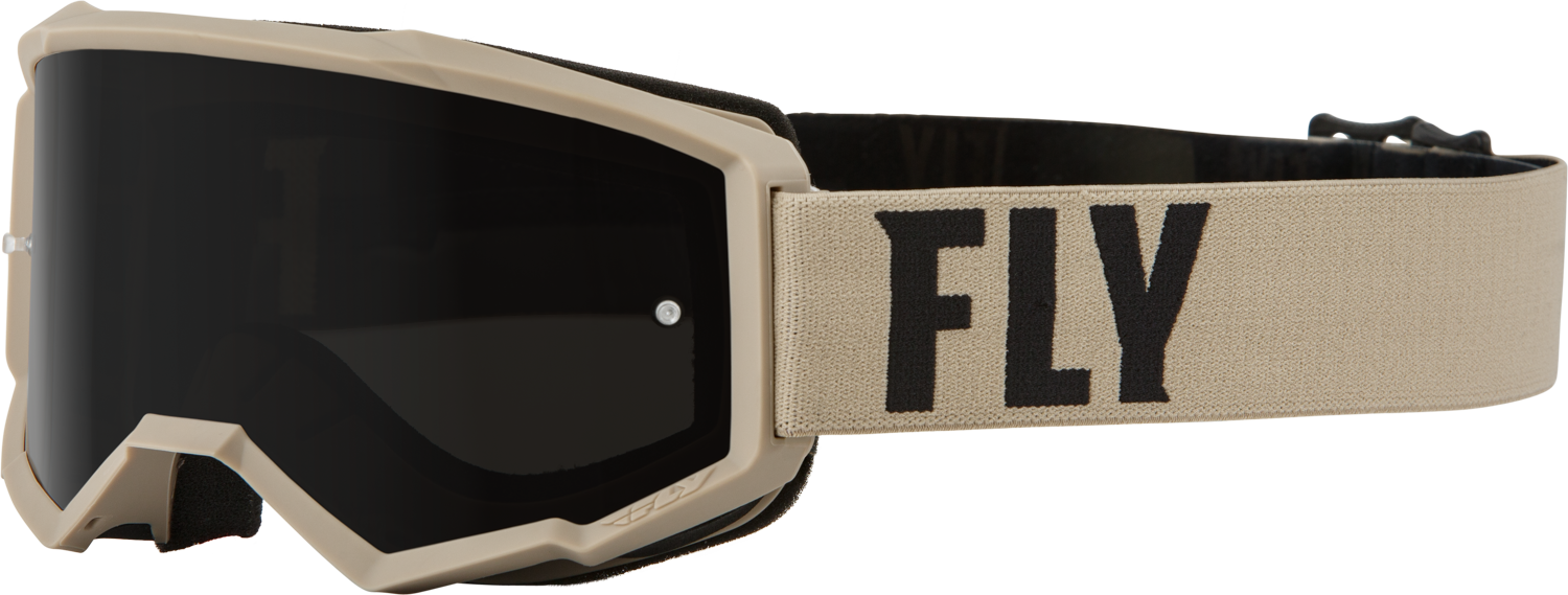 Focus Sand Goggle Khaki/Brown W/ Dark Smoke Lens