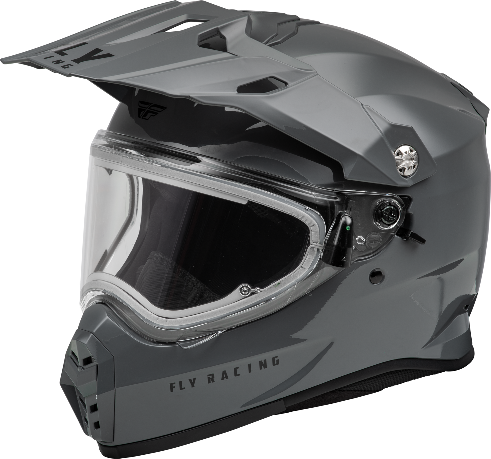 Trekker Cw Solid Helmet Elec Shld Grey Xs