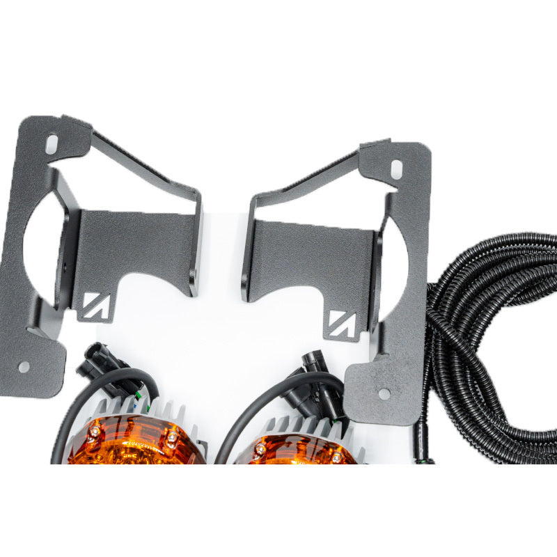 Nacho Lighting Jeep JL/JT Nacho SAE Only Amber Plug N Play Fog Light Kit (Bumper Kit)