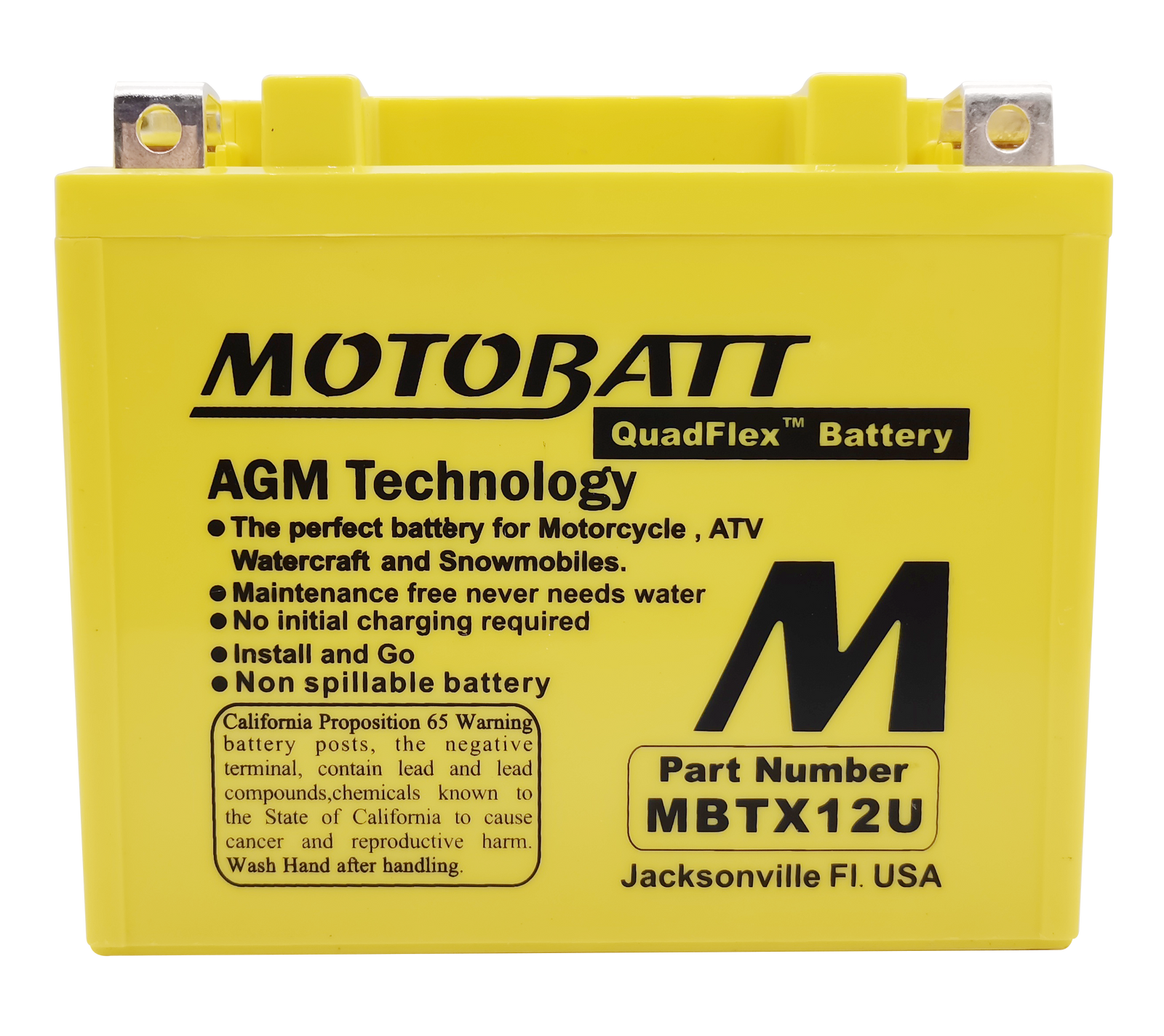 Battery Mbtx12u Sealed Factory Activated