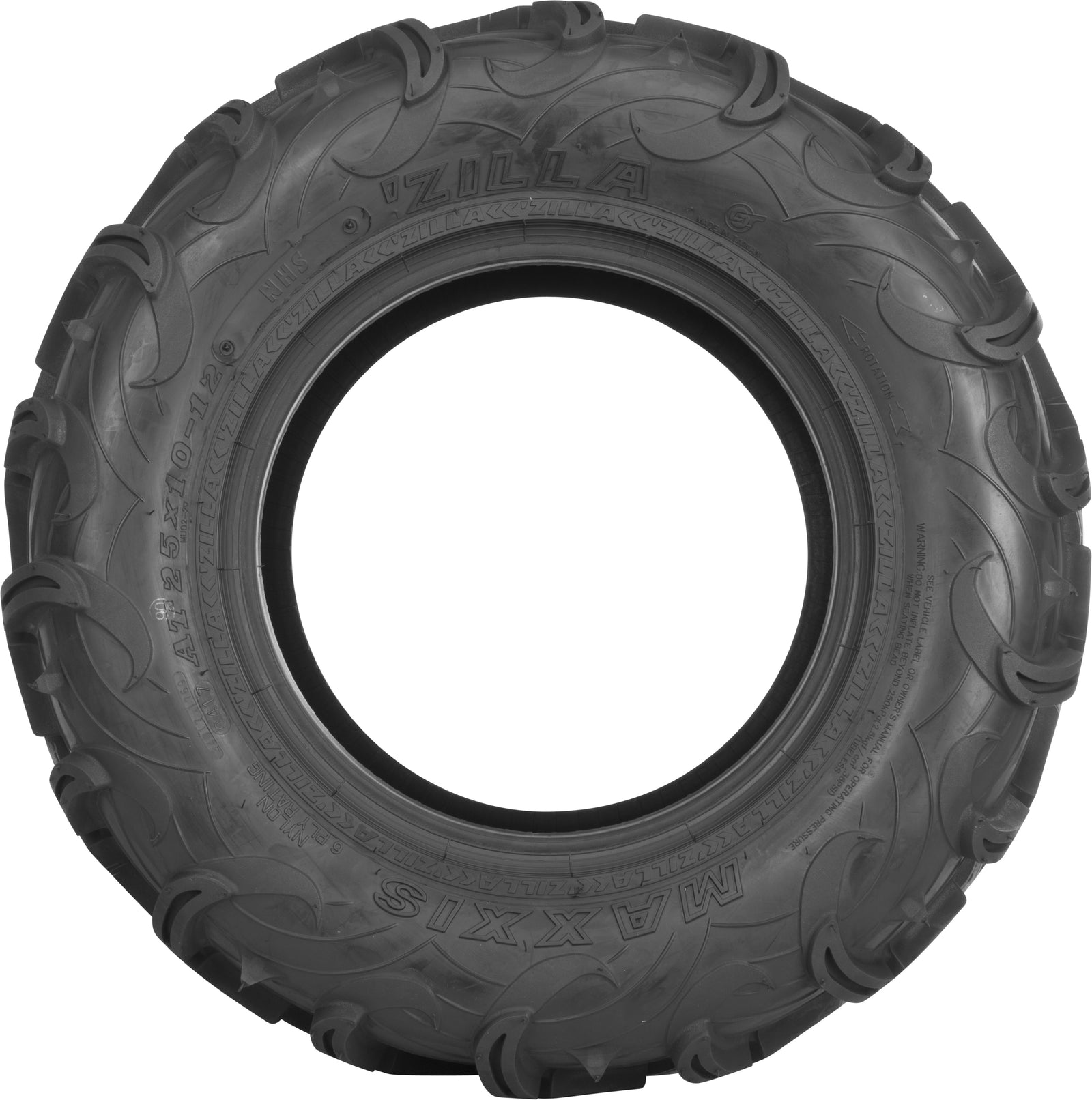 Tire Zilla Rear 30x11 14 Lr585lbs Bias