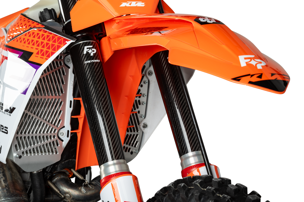 Carbon Fiber Fork Shield Lower 52 Mm X 260 Mm