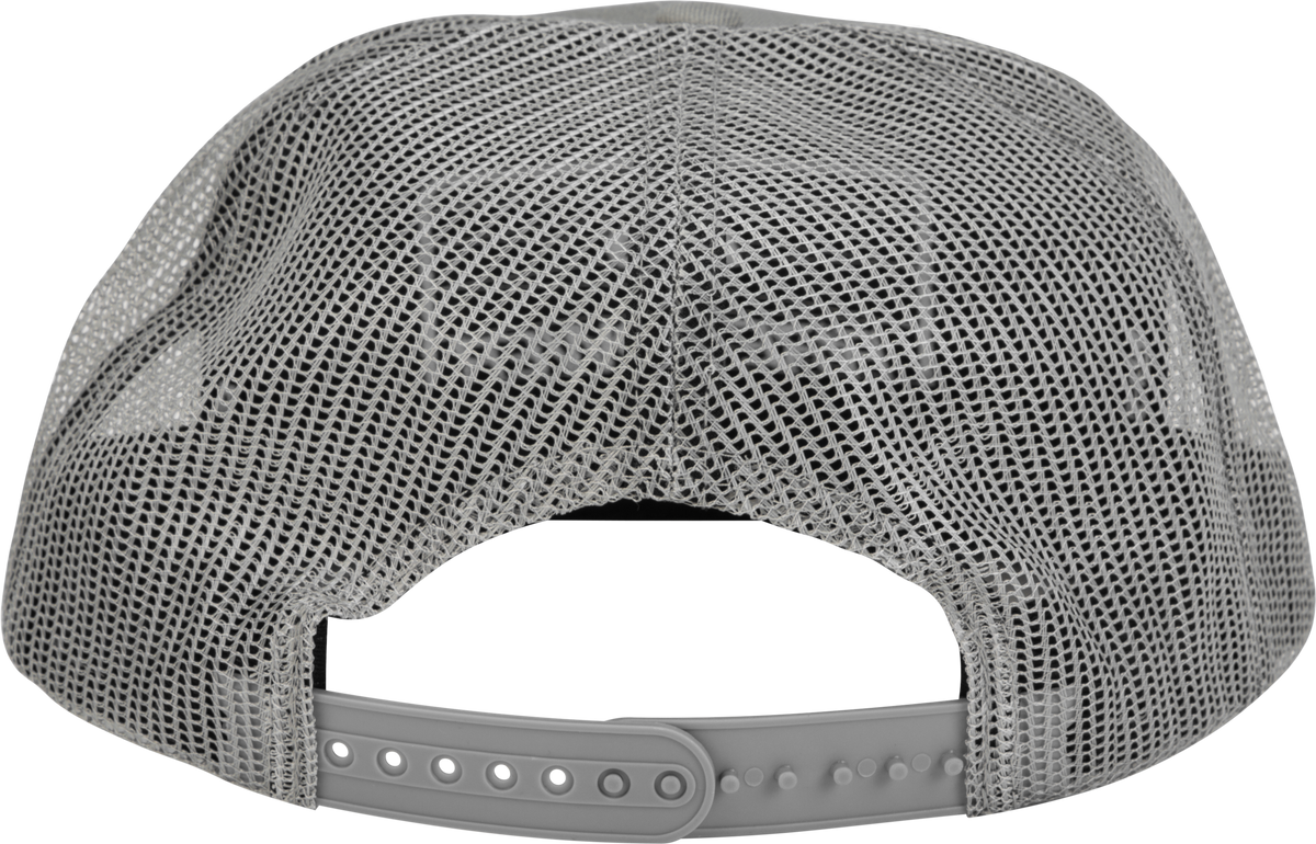 Flat Bill Patch Hat Grey