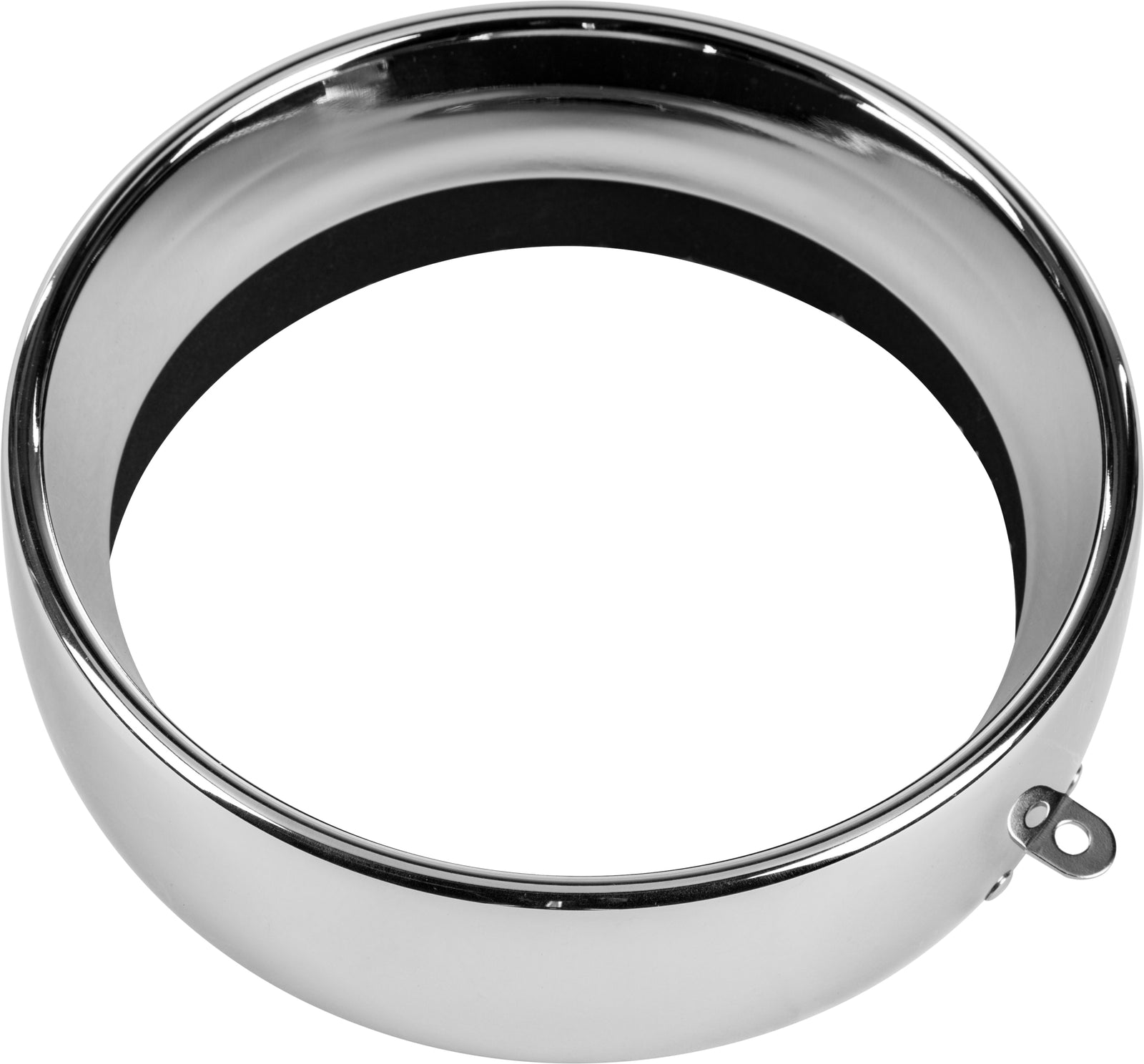 Frenched Headlight Trim Ring Chrome 5 3/4 Tab Style