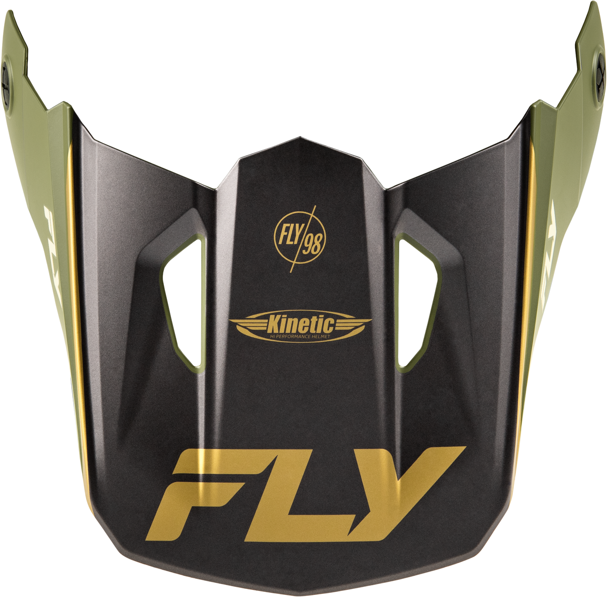 Kinetic Rally Helmet Visor Matte Moss Gry/Khaki/Wht Xl/2x