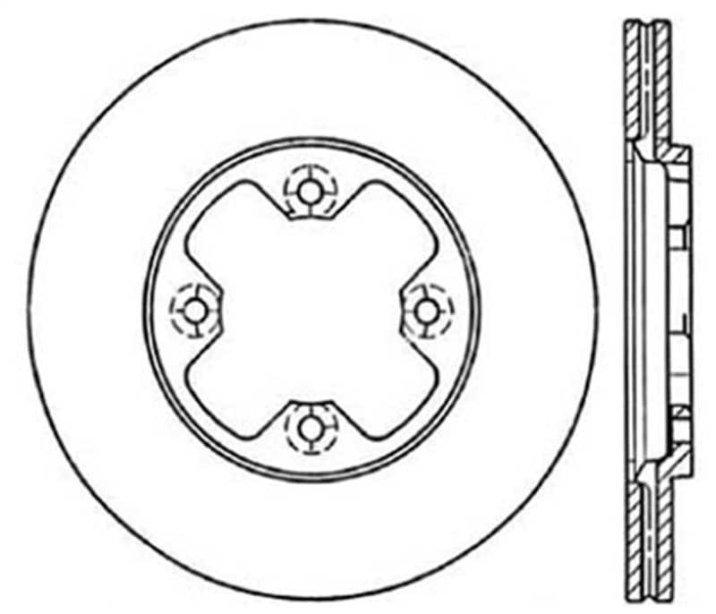 StopTech Slotted &amp; Drilled Sport Brake Rotor