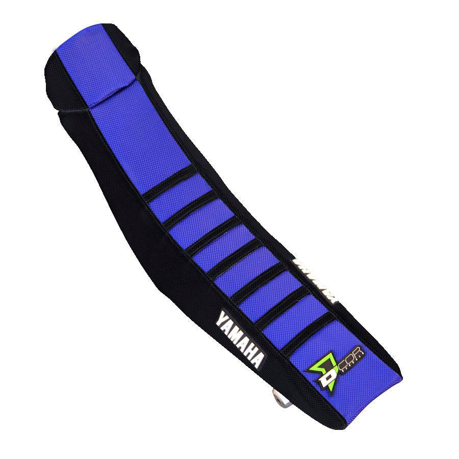 Seat Cover Black/Blue Black Ribs Yam