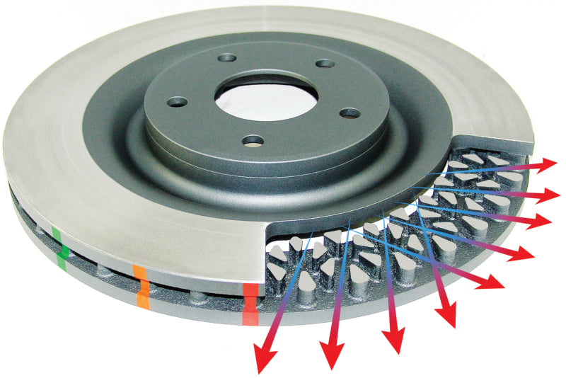 DBA 09-20 Nissan 370Z (w/Sport Perf Brakes) Rear Drilled &amp; Slotted Street Series Rotor