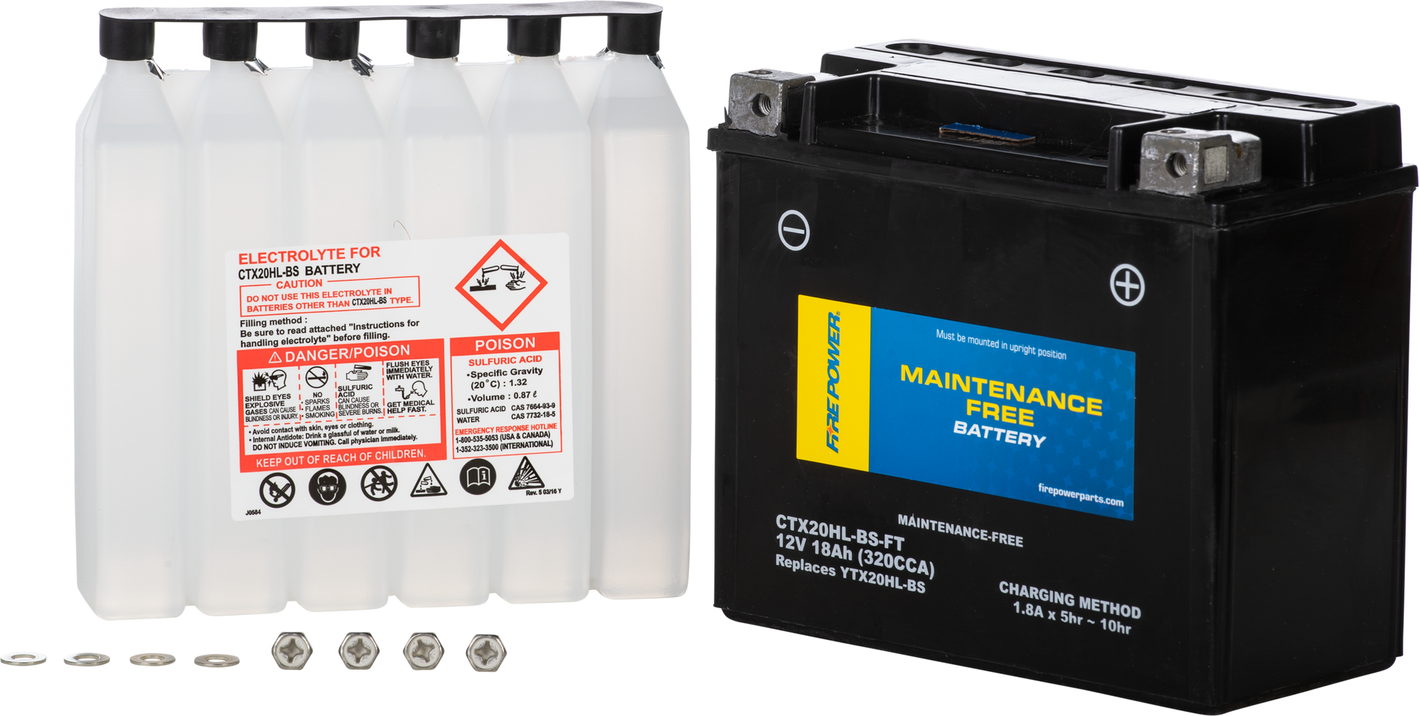 Battery Ctx20hl Bs Ft Maintenance Free