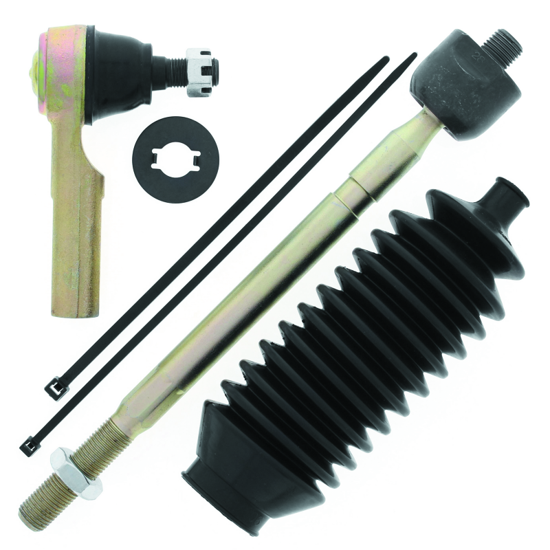 QuadBoss 08-13 Kawasaki KRF750 Teryx 750 4x4 Steering Rack Tie Rod Assembly Kit -Right Inner &amp; Outer