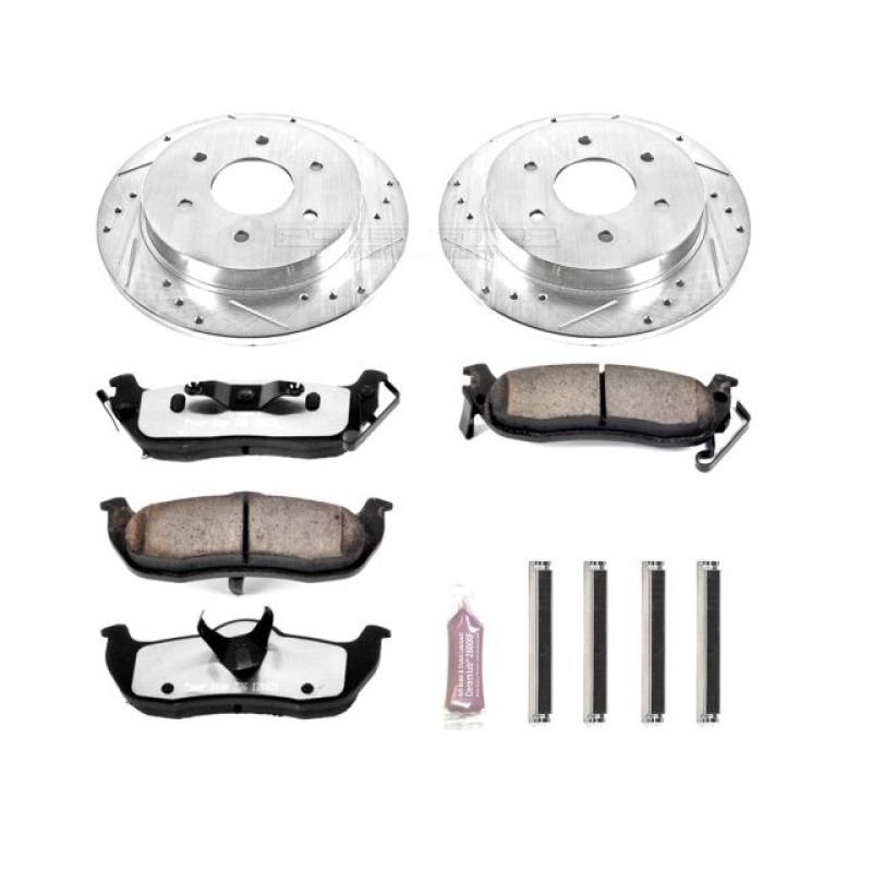 Power Stop 04-10 Infiniti QX56 Rear Z36 Truck &amp; Tow Brake Kit
