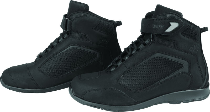 Speed and Strength Moment of Truth Leather Shoe Black Size - 8