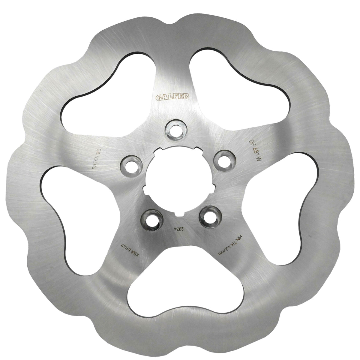 Rotor 11.5" Solid Wave Rr Stainless 2.22" Inner Bore