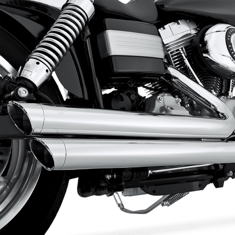 Vance &amp; Hines HD Dyna 06-17 Big Shots Staggered Chrome PCX Full System Exhaust
