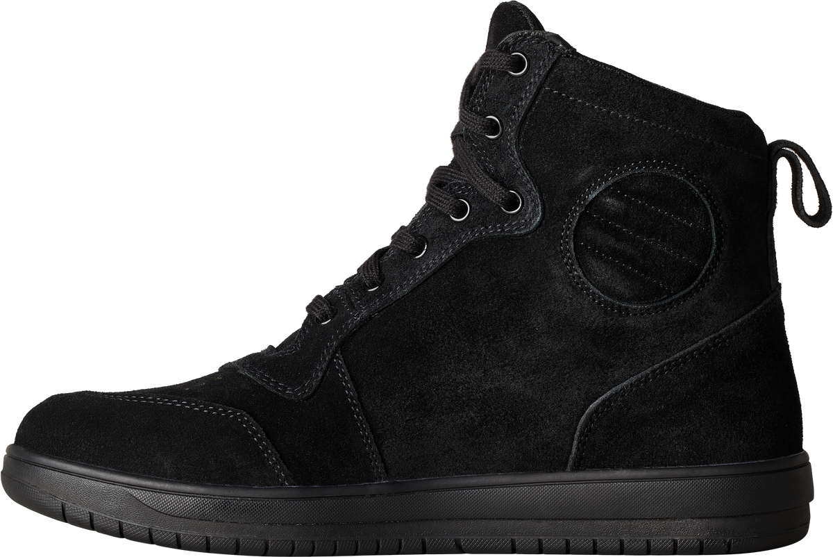 Hitop Moto Sneaker Ce Boot Black Suede  Sz 13