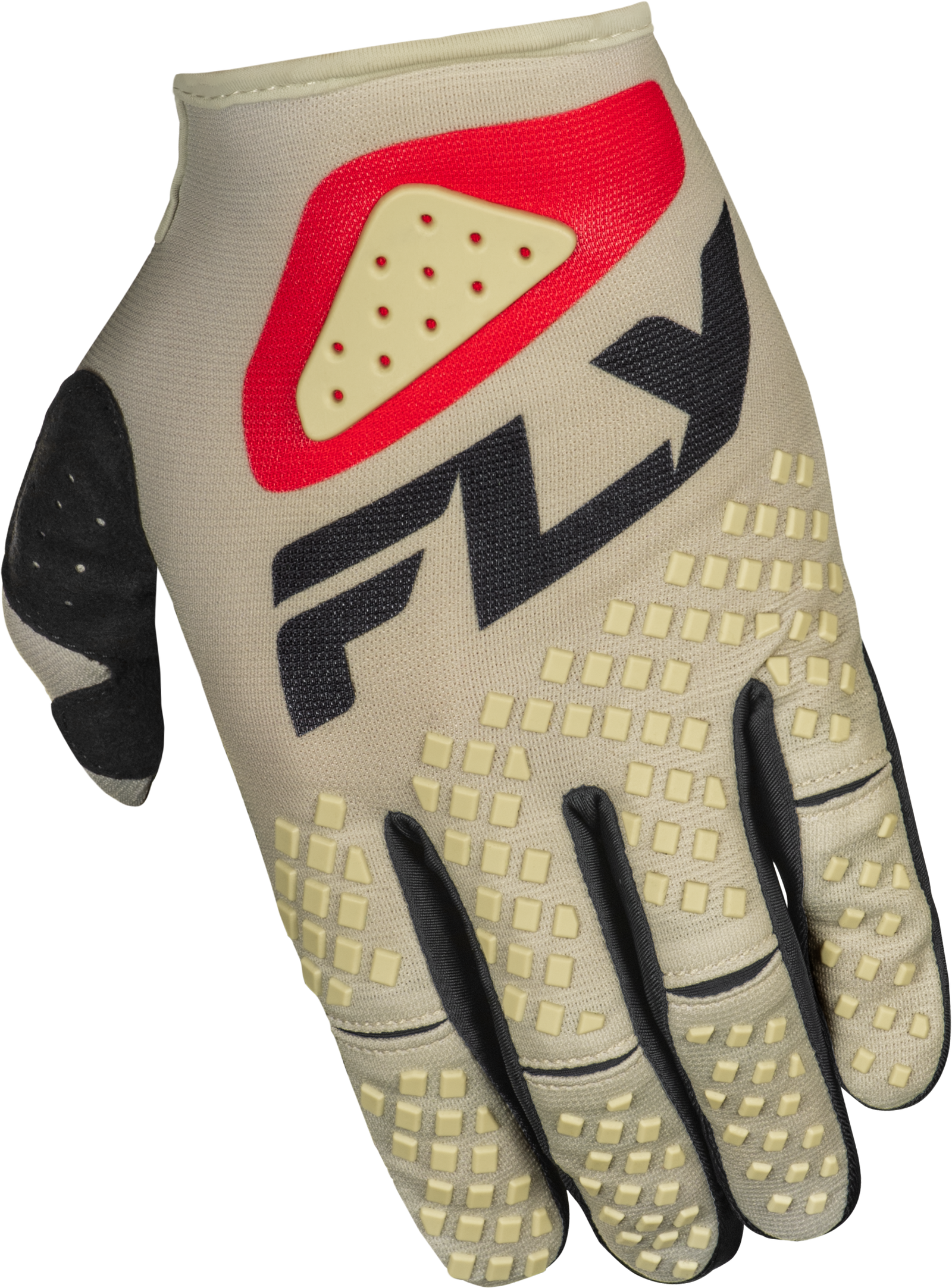Kinetic Sym Gloves Light Grey/Red/Black Xs