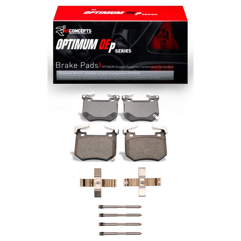 R1 2018-2025 Genesis G70 Rear R1 Optimum OE Pads &amp; Hardware Kit
