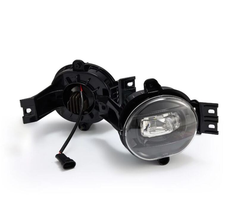 AlphaRex 02-08 Dodge Ram 1500/03-09 Ram 2500/3500 DoubleTap Dual Color LED Proj Fog Lights - Wt/Ambr