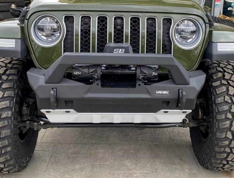 Rival 2007-2026 Jeep Wrangler 2020-2026 Jeep Gladiator Front Aluminum Bumper