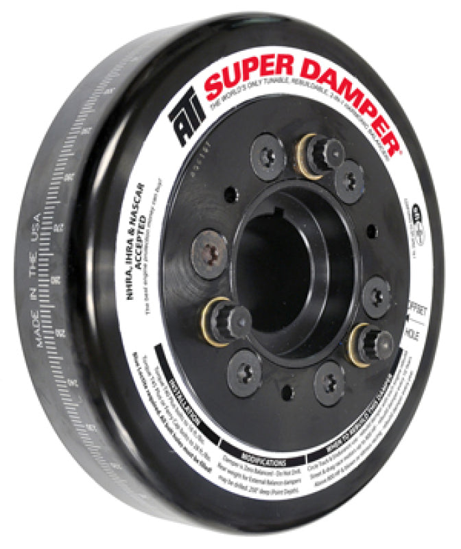 ATI Damper - 6.78in - Alum - 6/4 Grv - 10 Percent UD - LS1/LS2 - F &amp; V Body - 10 Per UD A/C - 3 Ring