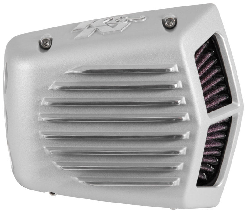 K&amp;N Street Metal Intake System - Shaker Touring 2017 Silver Intake System-Harley Davidson