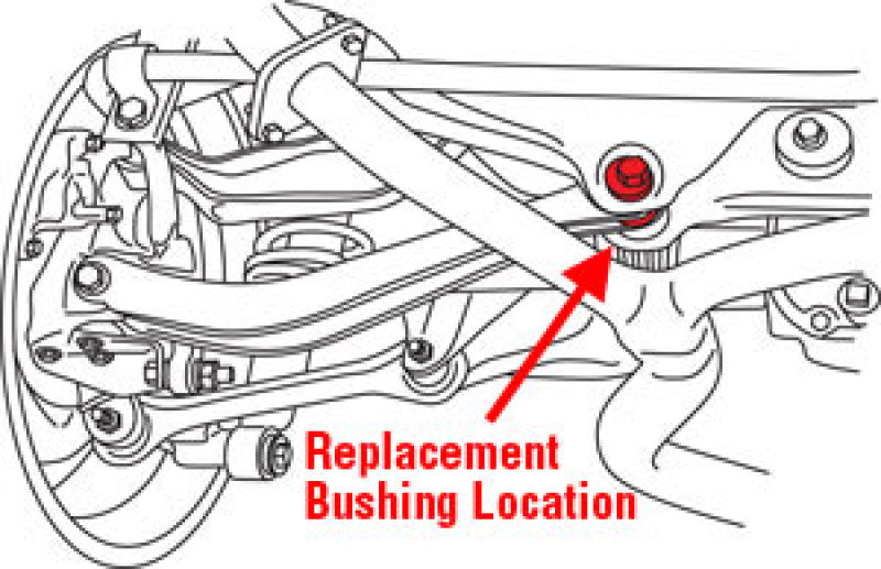 SPC Performance 00-09 Subaru Outback Rear Toe/Cam & Bushing Kit