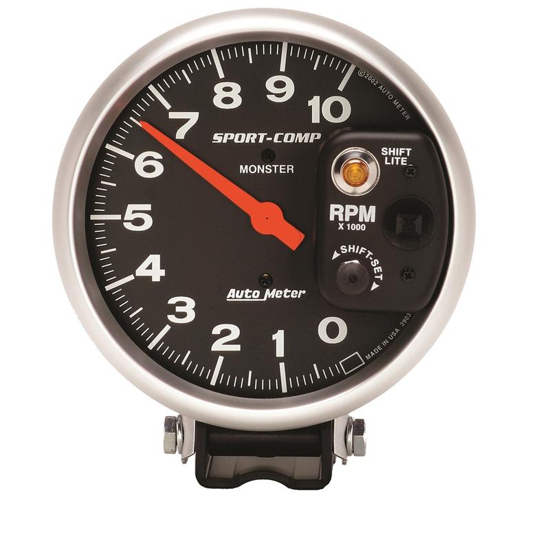 Autometer Sport-Comp 52mm 60-170 Degree Short Sweep Electronic Oil Temperature Gauge