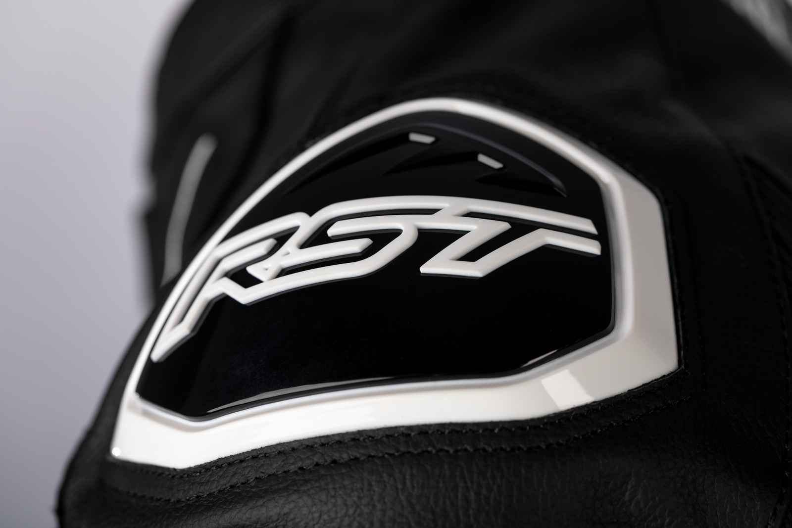 S1 Ce Jacket Black/Black/White Leather Sm